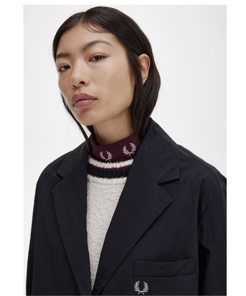 FRED PERRY(フレッドペリー)の「Shell Coat(ステンカラーコート・レディース・ブラック・10)」の5枚目の写真