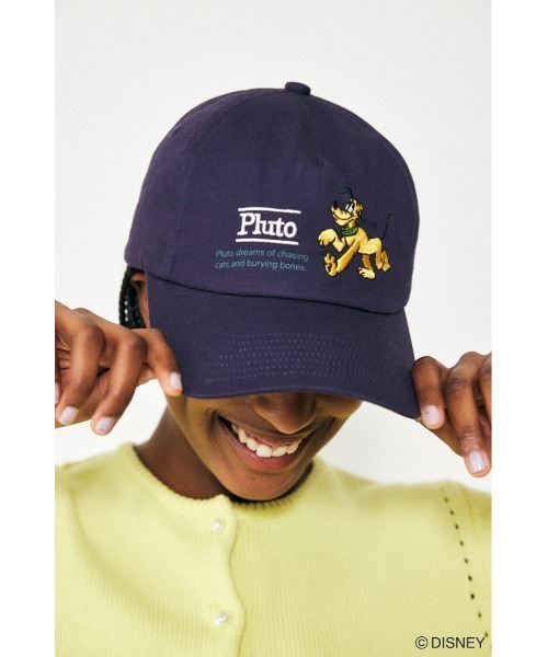 Disney SERIES CREATED by MUS（ディズニーシリーズクリエイテッドバイエムユーエス）の「MD EMBROIDERY キャップ（キャップ・レディース・ホワイト/パープル/ネイビー・FREE）」の2枚目の写真