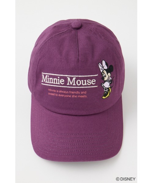 Disney SERIES CREATED by MUS（ディズニーシリーズクリエイテッドバイエムユーエス）の「MD EMBROIDERY キャップ（キャップ・レディース・ホワイト/パープル/ネイビー・FREE）」の11枚目の写真