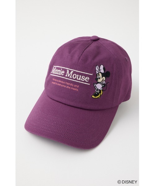 Disney SERIES CREATED by MUS（ディズニーシリーズクリエイテッドバイエムユーエス）の「MD EMBROIDERY キャップ（キャップ・レディース・ホワイト/パープル/ネイビー・FREE）」の12枚目の写真