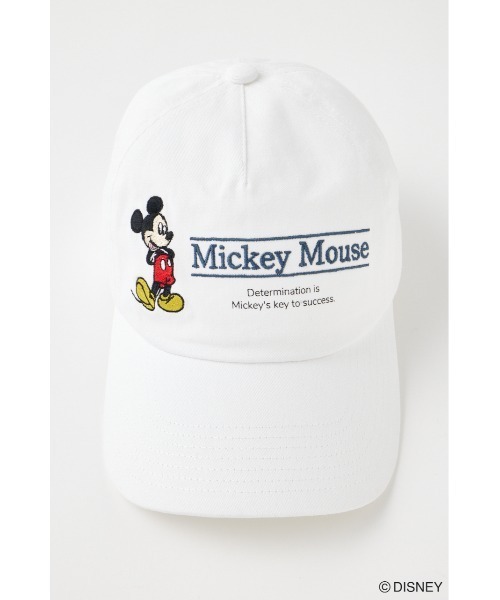 Disney SERIES CREATED by MUS（ディズニーシリーズクリエイテッドバイエムユーエス）の「MD EMBROIDERY キャップ（キャップ・レディース・ホワイト/パープル/ネイビー・FREE）」の17枚目の写真