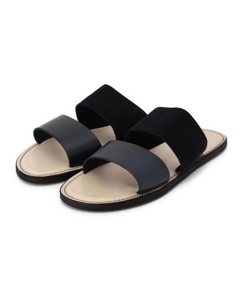 BEAUTY&YOUTH UNITED ARROWS（ビューティーアンドユースユナイテッドアローズ）の「BY ツー ストラップ サンダル◆（サンダル・メンズ・ベージュ/ネイビー/ブラック/ダークブラウン・X-LARGE/LARGE/MEDIUM/SMALL）」の4枚目の写真