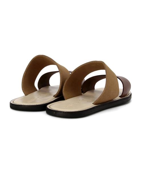 BEAUTY&YOUTH UNITED ARROWS（ビューティーアンドユースユナイテッドアローズ）の「BY ツー ストラップ サンダル◆（サンダル・メンズ・ベージュ/ネイビー/ブラック/ダークブラウン・X-LARGE/LARGE/MEDIUM/SMALL）」の6枚目の写真
