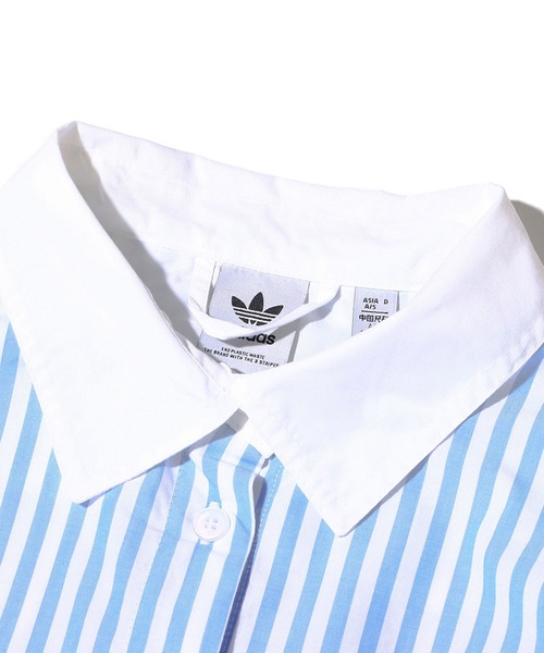 adidas(アディダス)の「adidas ESS SHIRT DRESS / アディダス シャツ ワンピース(シャツワンピース・レディース・ホワイト・M/L/S)」の3枚目の写真