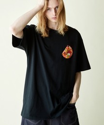 rehacer（レアセル）の「rehacer : Flower Coin Pocket CS / フラワーコイン ポケット カットソー（Tシャツ/カットソー）」