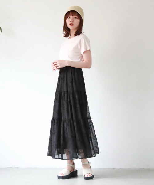 archives(アルシーヴ)の「刺繍チビTee(Tシャツ/カットソー・レディース・ピンク/ミント/ブラック/オフホワイト/チャコールグレー・MEDIUM)」の17枚目の写真