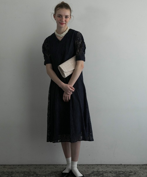 BONLECILL noir（ボンルシールノワール）の「【BONLECILL noir】ツイストデザインパールネックレス/チョーカー（チョーカー・レディース・オフホワイト・FREE）」の5枚目の写真