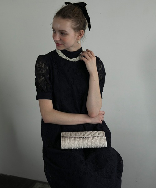 BONLECILL noir（ボンルシールノワール）の「【BONLECILL noir】ツイストデザインパールネックレス/チョーカー（チョーカー・レディース・オフホワイト・FREE）」の13枚目の写真