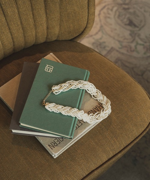 BONLECILL noir（ボンルシールノワール）の「【BONLECILL noir】ツイストデザインパールネックレス/チョーカー（チョーカー・レディース・オフホワイト・FREE）」の16枚目の写真