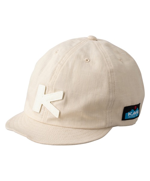 KAVU(カブー)の「KAVU/カブー Dungaree Base Ball Cap/ダンガリーベースボールキャップ(キャップ・メンズ・ベージュ/ネイビー/ブラック/サックスブルー/ピンク・FREE)」の3枚目の写真
