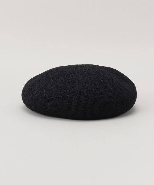 KIJIMA TAKAYUKI(キジマ タカユキ)の「【KIJIMA TAKAYUKI/キジマタカユキ】KNIT BERET:帽子(ハンチング/ベレー帽・レディース・ブラック・FREE)」の9枚目の写真