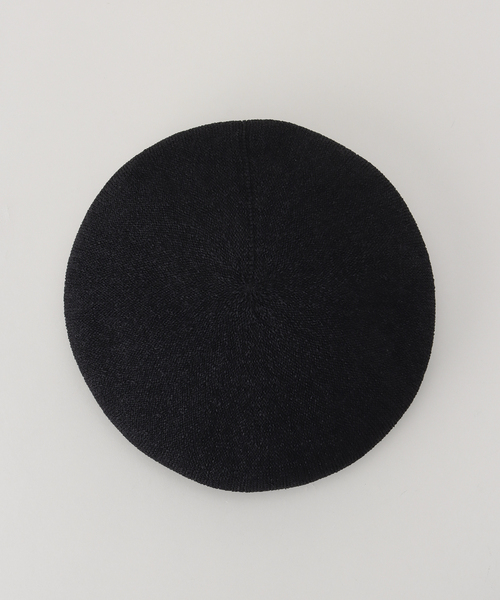 KIJIMA TAKAYUKI(キジマ タカユキ)の「【KIJIMA TAKAYUKI/キジマタカユキ】KNIT BERET:帽子(ハンチング/ベレー帽・レディース・ブラック・FREE)」の7枚目の写真
