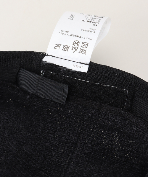 KIJIMA TAKAYUKI(キジマ タカユキ)の「【KIJIMA TAKAYUKI/キジマタカユキ】KNIT BERET:帽子(ハンチング/ベレー帽・レディース・ブラック・FREE)」の8枚目の写真