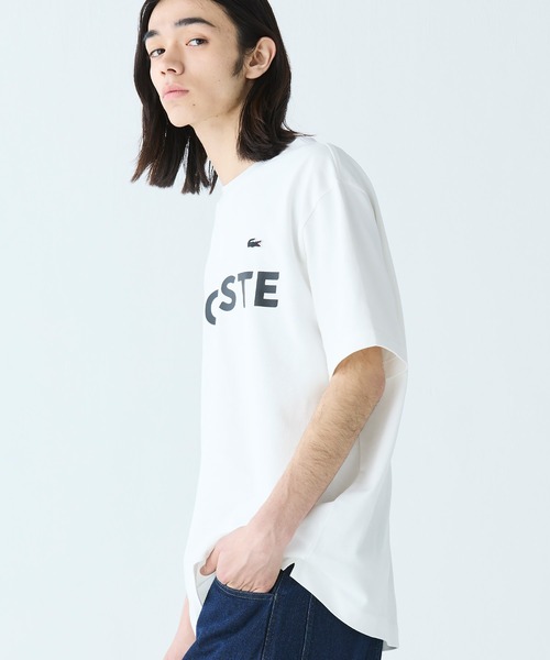 LACOSTE(ラコステ)の「ヘビーウェイトブランドネーム ラバープリント ロゴ半袖Tシャツ(Tシャツ/カットソー・メンズ・ブラック/ネイビー/オフホワイト/グレー/ダークブルー/キナリ/ダークアッシュ・5/2/4/3)」の22枚目の写真