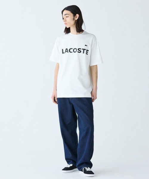 LACOSTE(ラコステ)の「ヘビーウェイトブランドネーム ラバープリント ロゴ半袖Tシャツ(Tシャツ/カットソー・メンズ・ブラック/ネイビー/オフホワイト/グレー/ダークブルー/キナリ/ダークアッシュ・5/2/4/3)」の12枚目の写真