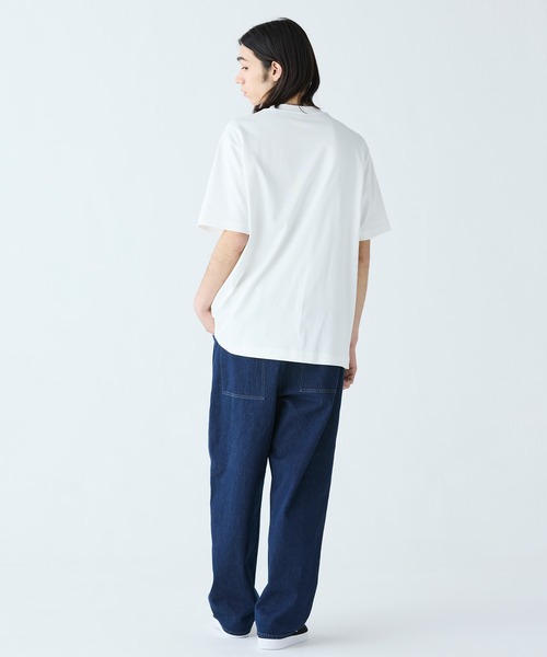 LACOSTE(ラコステ)の「ヘビーウェイトブランドネーム ラバープリント ロゴ半袖Tシャツ(Tシャツ/カットソー・メンズ・ブラック/ネイビー/オフホワイト/グレー/ダークブルー/キナリ/ダークアッシュ・5/2/4/3)」の14枚目の写真