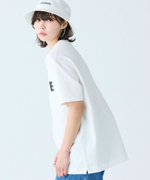 LACOSTE(ラコステ)の「ヘビーウェイトブランドネーム ラバープリント ロゴ半袖Tシャツ(Tシャツ/カットソー・メンズ・ブラック/ネイビー/オフホワイト/グレー/ダークブルー/キナリ/ダークアッシュ・5/2/4/3)」の19枚目の写真