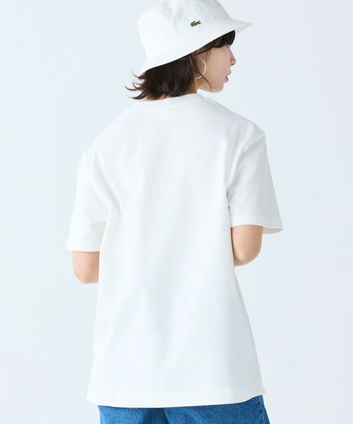 LACOSTE(ラコステ)の「ヘビーウェイトブランドネーム ラバープリント ロゴ半袖Tシャツ(Tシャツ/カットソー・メンズ・ブラック/ネイビー/オフホワイト/グレー/ダークブルー/キナリ/ダークアッシュ・5/2/4/3)」の20枚目の写真