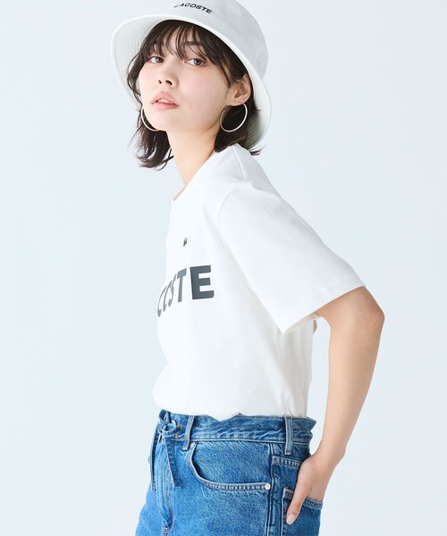 LACOSTE(ラコステ)の「ヘビーウェイトブランドネーム ラバープリント ロゴ半袖Tシャツ(Tシャツ/カットソー・メンズ・ブラック/ネイビー/オフホワイト/グレー/ダークブルー/キナリ/ダークアッシュ・5/2/4/3)」の17枚目の写真