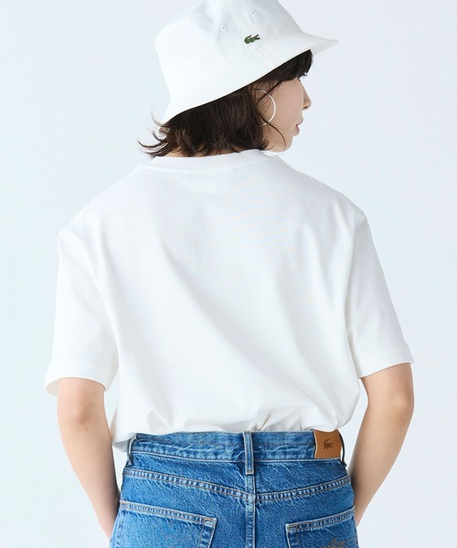 LACOSTE(ラコステ)の「ヘビーウェイトブランドネーム ラバープリント ロゴ半袖Tシャツ(Tシャツ/カットソー・メンズ・ブラック/ネイビー/オフホワイト/グレー/ダークブルー/キナリ/ダークアッシュ・5/2/4/3)」の18枚目の写真