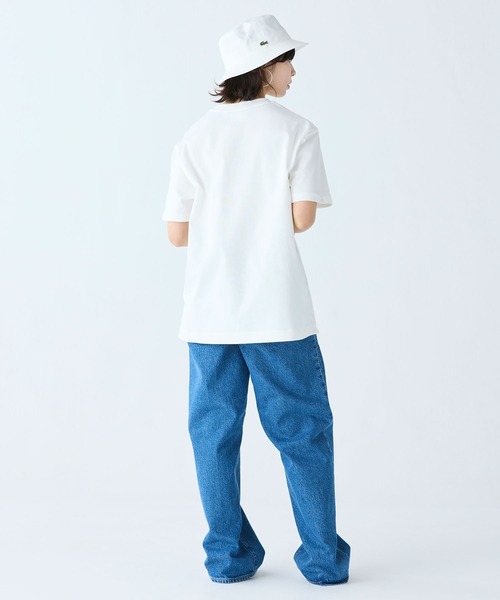 LACOSTE(ラコステ)の「ヘビーウェイトブランドネーム ラバープリント ロゴ半袖Tシャツ(Tシャツ/カットソー・メンズ・ブラック/ネイビー/オフホワイト/グレー/ダークブルー/キナリ/ダークアッシュ・5/2/4/3)」の11枚目の写真