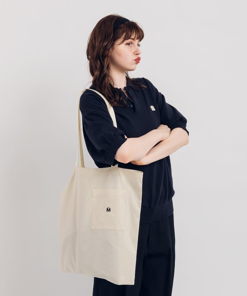 MUHET（ミュエータ）の「ポケット付きトートバッグ（トートバッグ