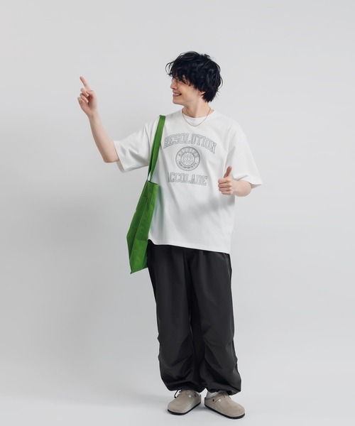 MUHET（ミュエータ）の「ポケット付きトートバッグ（トートバッグ・レディース・アイボリー/イエロー/ネイビー/グリーン・FREE）」の15枚目の写真