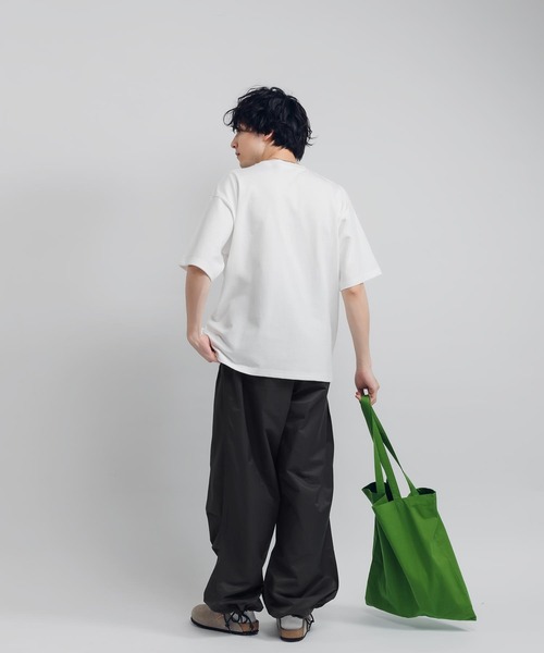 MUHET（ミュエータ）の「ポケット付きトートバッグ（トートバッグ・レディース・アイボリー/イエロー/ネイビー/グリーン・FREE）」の17枚目の写真