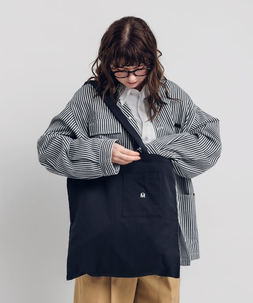 MUHET（ミュエータ）の「ポケット付きトートバッグ（トートバッグ・レディース・アイボリー/イエロー/ネイビー/グリーン・FREE）」の20枚目の写真