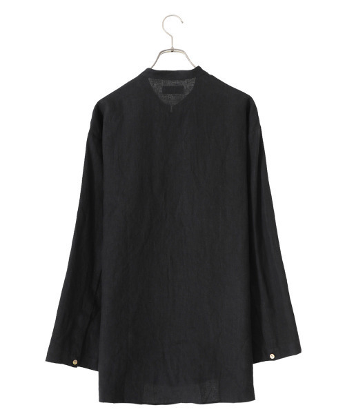 BALLAST ARK（バラストアーク）の「BALLAST ARK / バラストアーク：FRENCH LINEN SHIRTS：BA07-SH001[AST]（Tシャツ/カットソー・メンズ・ブラック/ブラウン系その他・M/L）」の16枚目の写真