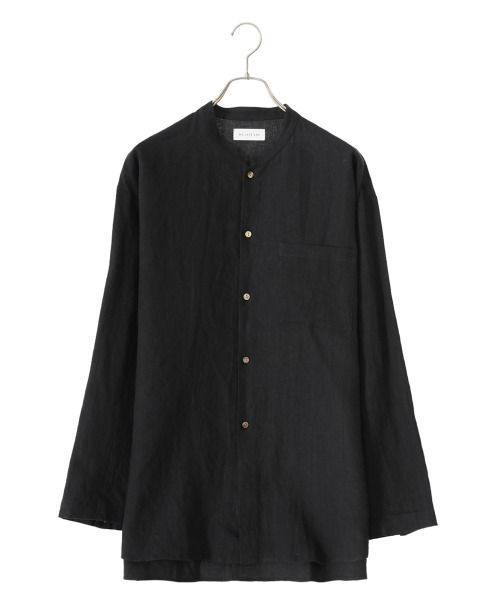 BALLAST ARK（バラストアーク）の「BALLAST ARK / バラストアーク：FRENCH LINEN SHIRTS：BA07-SH001[AST]（Tシャツ/カットソー・メンズ・ブラック/ブラウン系その他・M/L）」の15枚目の写真