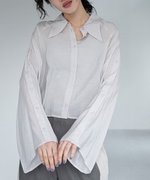 VACANCY | マルチウェイショルダーシアーシャツ(シャツ/ブラウス)