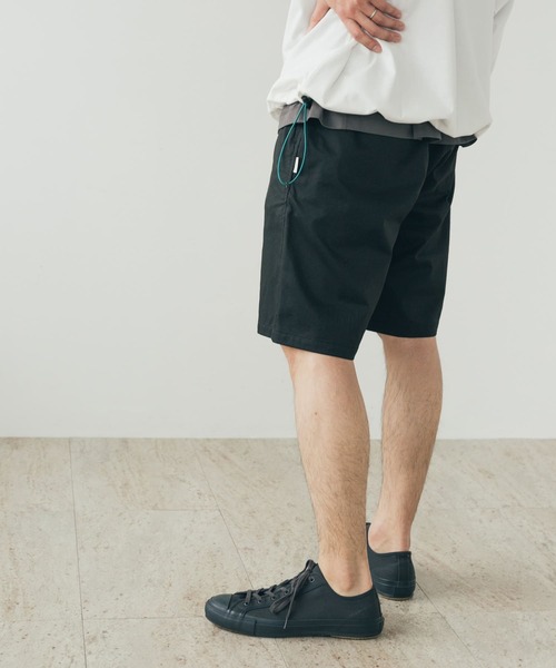 FORK&SPOON(フォークアンドスプーン)の「『セットアップ対応』 FORK&SPOON add fabrics バギーズショーツ(その他パンツ・メンズ・ブラック/ベージュ・4/5)」の7枚目の写真