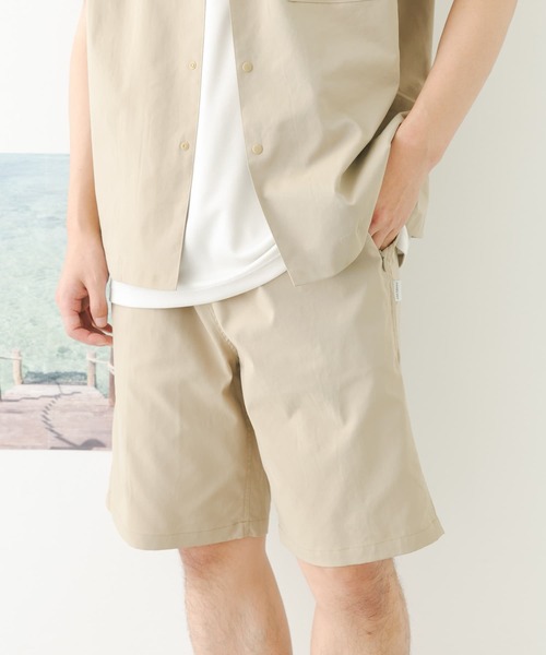 FORK&SPOON(フォークアンドスプーン)の「『セットアップ対応』 FORK&SPOON add fabrics バギーズショーツ(その他パンツ・メンズ・ブラック/ベージュ・4/5)」の11枚目の写真