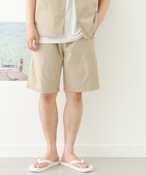 FORK&SPOON(フォークアンドスプーン)の「『セットアップ対応』 FORK&SPOON add fabrics バギーズショーツ(その他パンツ・メンズ・ブラック/ベージュ・4/5)」の13枚目の写真