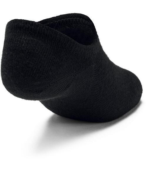 UNDER ARMOUR（アンダーアーマー）の「UAエッセンシャル ウルトラロー タブ ソックス （3足セット）（トレーニング/メンズ/レディース）（ソックス/靴下・レディース・ブラック系その他・L/M）」の4枚目の写真