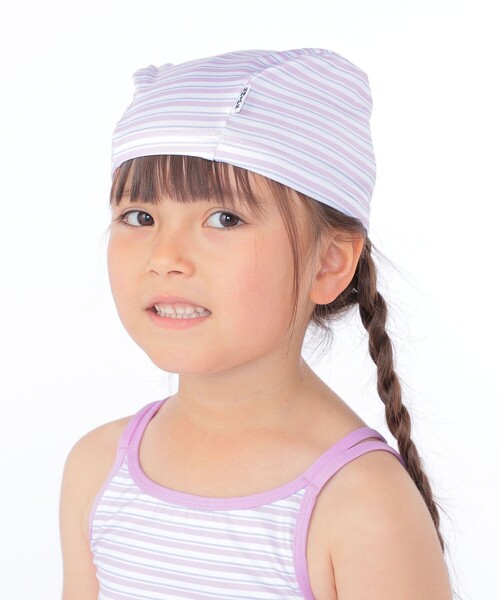 SHIPS（シップス）の「SHIPS KIDS:ボーダー スイム キャップ（スイム 