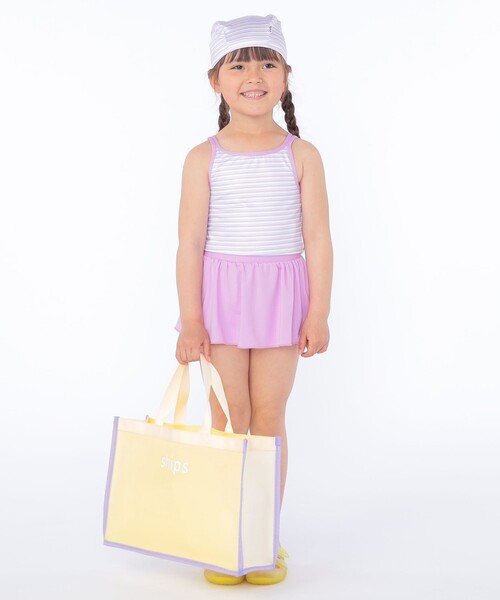 SHIPS（シップス）の「SHIPS KIDS:ボーダー スイム キャップ（スイム 
