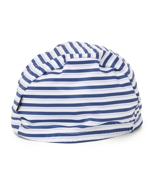 SHIPS（シップス）の「SHIPS KIDS:ボーダー スイム キャップ（スイム 