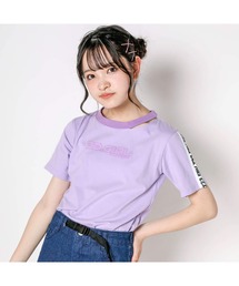 ZIDDY/ネックカット推しカラーTシャツ(130~160cm)