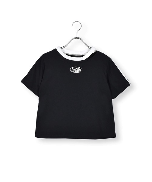 ZIDDY(ジディ)の「ZIDDY/ネックカット推しカラーTシャツ(130~160cm)(Tシャツ/カットソー・キッズ・ブラック/ホワイト/パープル/ブルー・150/140/160/130)」の19枚目の写真