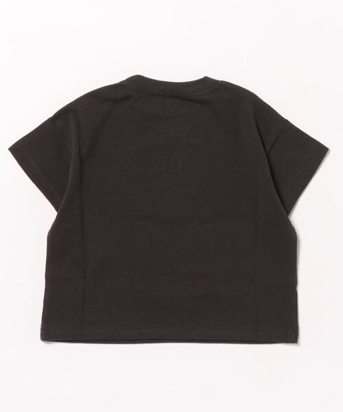 BIG FIELD(ビッグフィールド)の「フロッキーTシャツ/Lemon(80~150cm)(Tシャツ/カットソー・キッズ・オフホワイト/ブラック・130/150/80/120/140/90/110/100)」の3枚目の写真