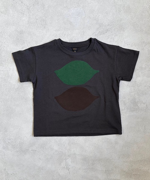 BIG FIELD(ビッグフィールド)の「フロッキーTシャツ/Lemon(80~150cm)(Tシャツ/カットソー・キッズ・オフホワイト/ブラック・130/150/80/120/140/90/110/100)」の7枚目の写真