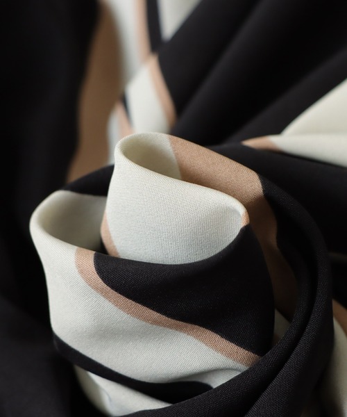 antiqua（アンティカ）の「ストライプ柄ワンピース（シャツワンピース・レディース・ブラック・FREE）」の17枚目の写真