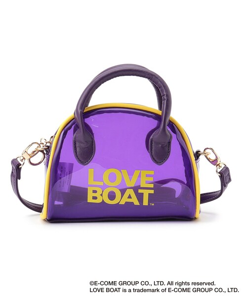Ober Tashe(オーバータッシェ)の「LOVEBOAT クリアショルダー(ショルダーバッグ・レディース・ピンク系/グリーン/パープル系/ブラック・FREE)」の4枚目の写真