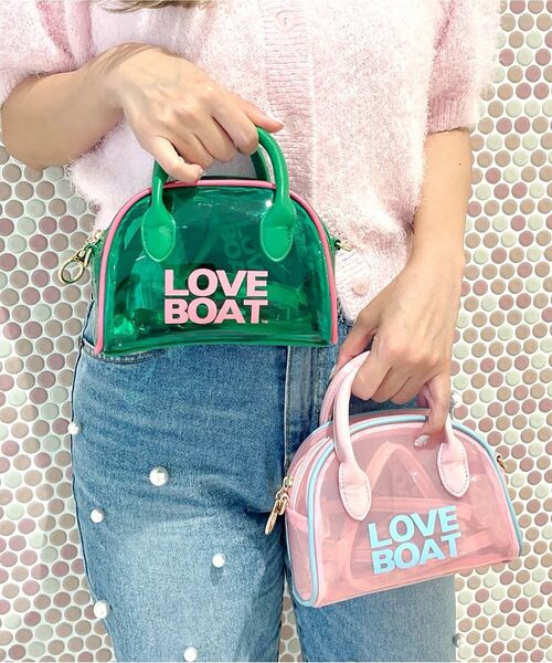 Ober Tashe(オーバータッシェ)の「LOVEBOAT クリアショルダー(ショルダーバッグ・レディース・ピンク系/グリーン/パープル系/ブラック・FREE)」の16枚目の写真