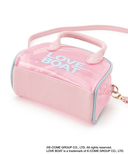 Ober Tashe(オーバータッシェ)の「LOVEBOAT クリアショルダー(ショルダーバッグ・レディース・ピンク系/グリーン/パープル系/ブラック・FREE)」の5枚目の写真