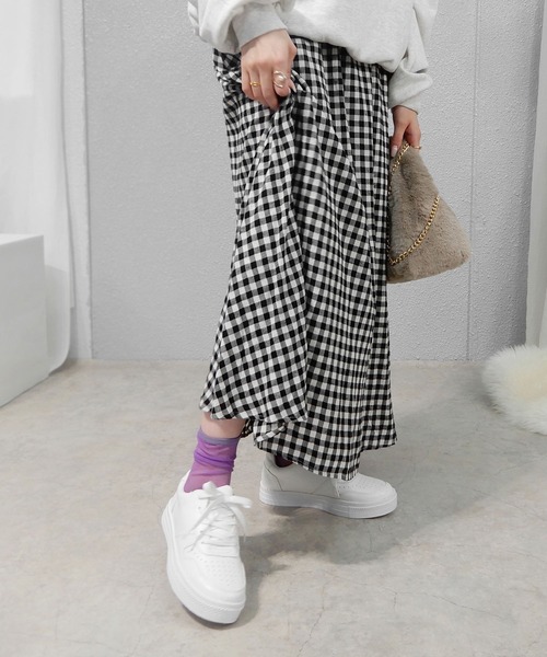 minia（ミニア）の「シアーソックス（ソックス/靴下・レディース・アイボリー/カーキ/パープル/ブルー/イエロー/ブラック・FREE）」の12枚目の写真