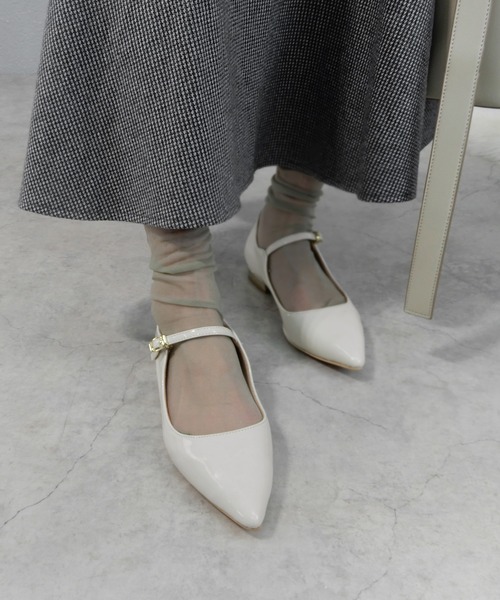 minia（ミニア）の「シアーソックス（ソックス/靴下・レディース・アイボリー/カーキ/パープル/ブルー/イエロー/ブラック・FREE）」の19枚目の写真