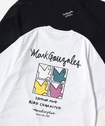 MARK GONZALES ARTWORK COLLECTION/マークゴンザレス 別注 オーバーサイズ ストリート バックプリント 半袖Tシャツ/レディース メンズ